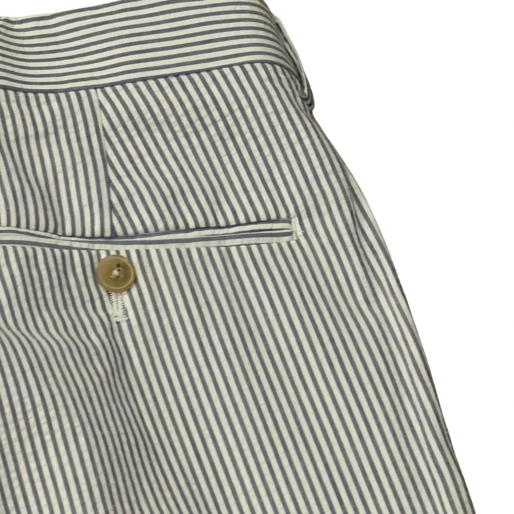 JOS A BANK 1905 Mens Spring Seersucker Stripe Blazer And Pants Suit Set 36S‎ 30W